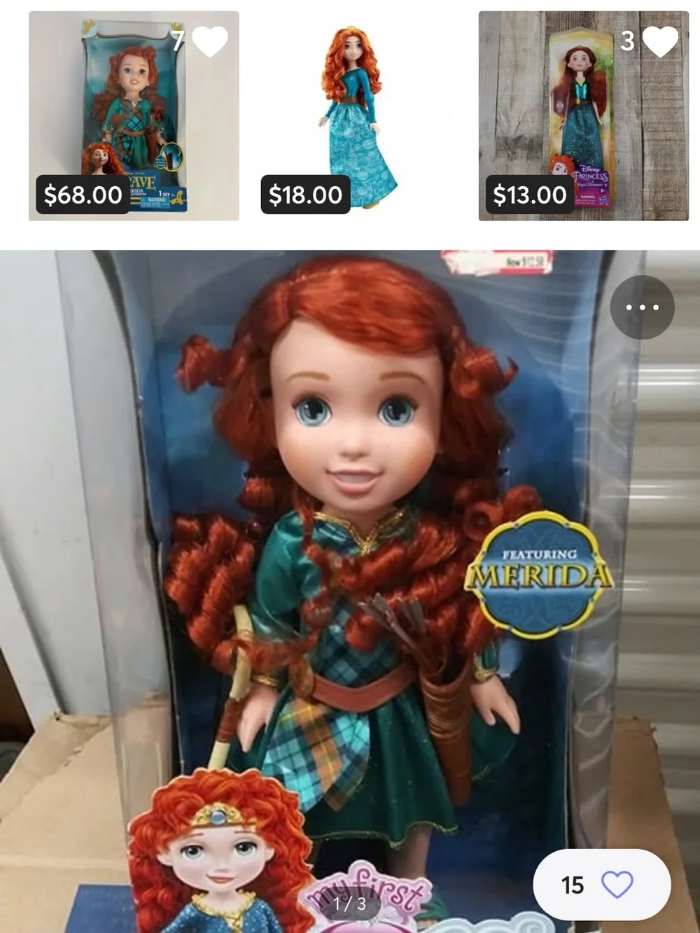 Brave My First Disney Princess Merida Toddler 12